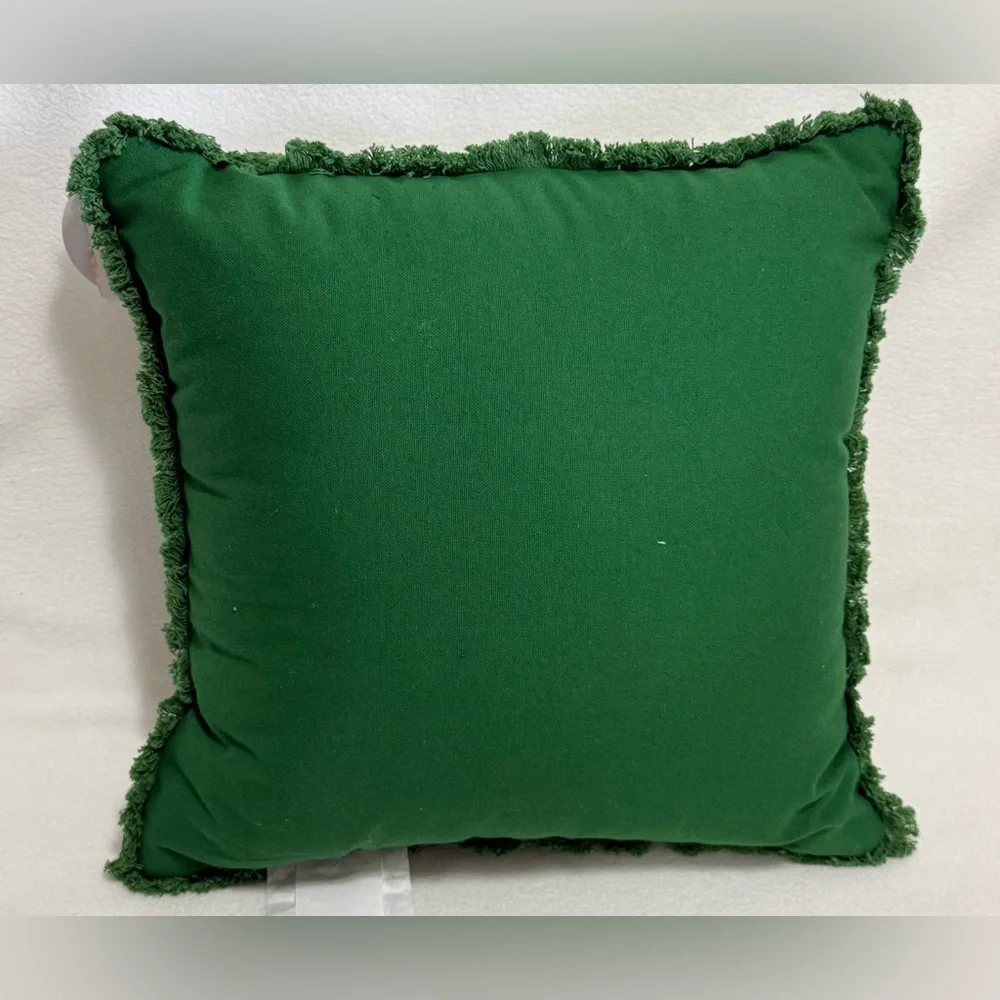 Happy St. Patrick’s Day Decorative Throw Pillow W/ Leprechaun Kitties